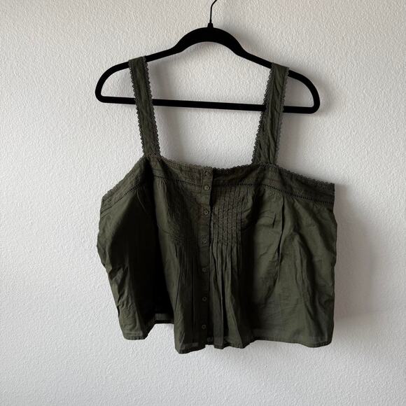 Olive green levis button up - Picture 2 of 4